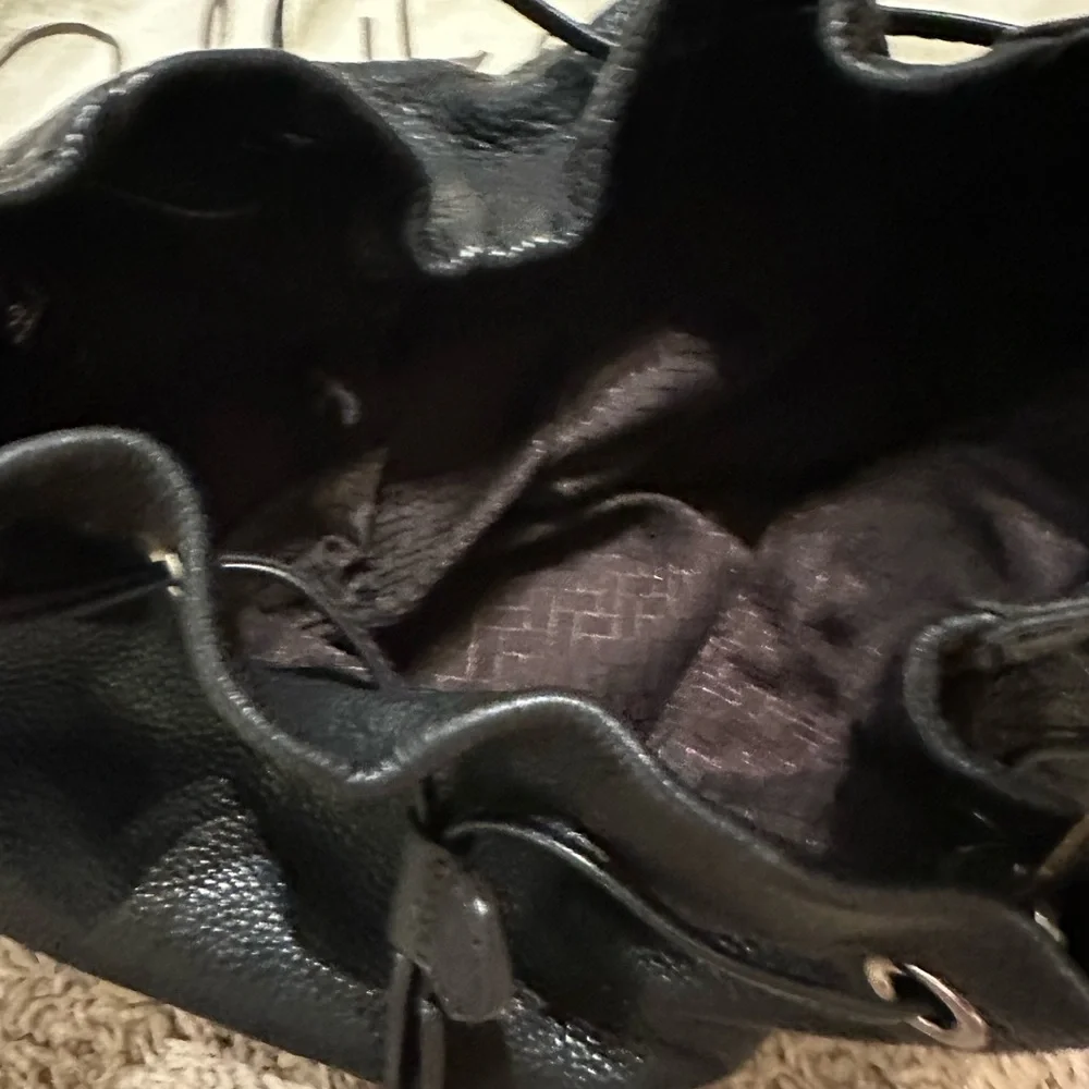 NWOT Rare Vintage limited edition Cole Haan Black Leather bag -flawless